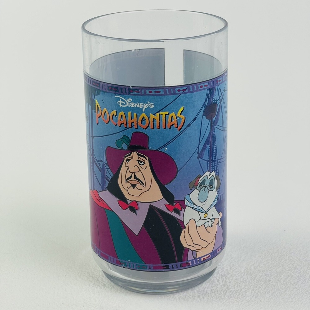 Collector Series Vintage 90s Disney Burger King Plastic Cup Pocahontas John